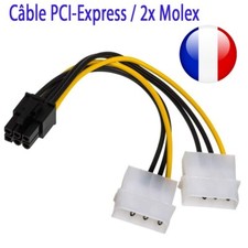 Câble d'Alimentation 2x Molex