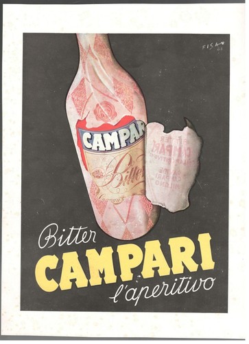 Campari bitter aperitivo par - bitter, l'aperitivo