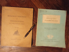2x ancien manuel réglementation Télécommunications Aéronautique Civile Aviation