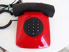 TELEPHONE VINTAGE, ROUGE, ETAT