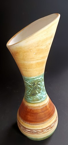 Vase vintage agave signé - "agave",