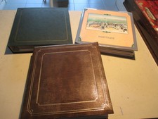 3 ALBUMS CARTES POSTALES ANCIENNES