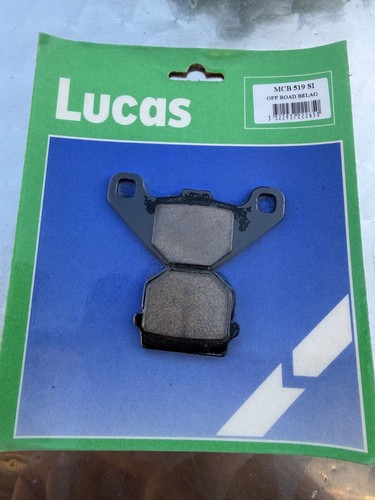 Mcb 519 plaquettes frein - plaquettes,