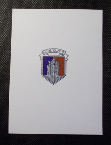 Carte militaire vierge insigne