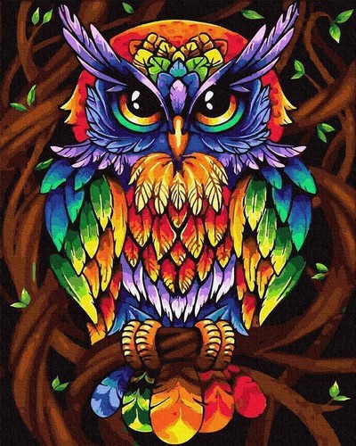 Peinture par numéros - , avec