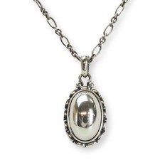 OCCASION Georg Jensen collier argent 925 11,7 g pendentif oreille en argent