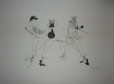 Boucheix Lithographie signée