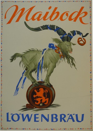 Affiche poster lowenbrau - ,