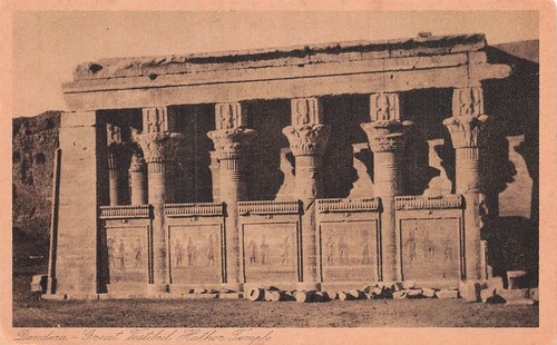 Egypte denderah temple - egypte,
