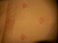 COUPON PIÈCE TISSUS ATELIER TAPISSERIE JAUNE OCRE ABEILLES RIDEAU COUSSIN DÉCOR