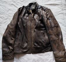 blouson cuir Pilote Aviateur QuikSilver US vintage laether