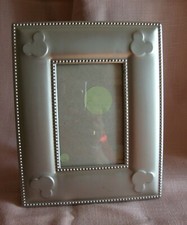 cadre sous verre porte photo art déco en métal 