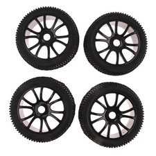 4 Pièces 1/8 RC Voiture Pneus Jantes Hexagonales Pour HSP HPI RC Buggy Pièces