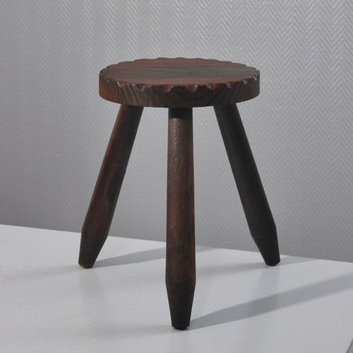 Tabouret traite tripode - tabouret,