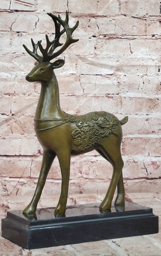 Statue cerf mâle whitetail - statue,