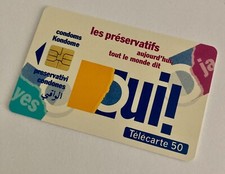 LOT de 2 TELECARTES SIDA INFO