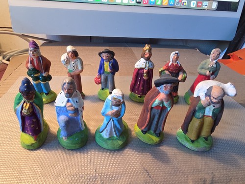 Lot santons h 7cm - santons, ...h