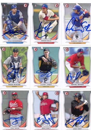 Phil ervin signed 2014 bowman - ervin,