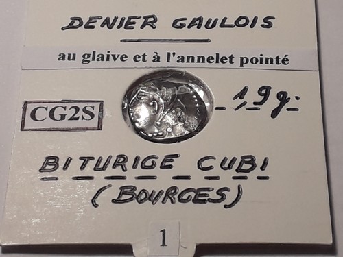 Gauloise denier biturige cubi - denier, biturige-cubi