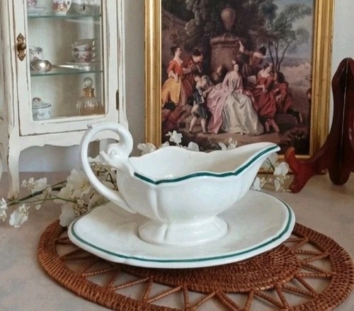 Saucière ancienne faïence - ancienne,