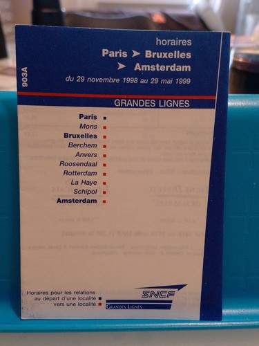 Horaires paris bruxelles - horaires,