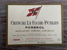 Étiquette Château La Fleur