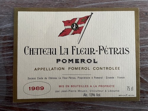 étiquette château fleur - Étiquette,