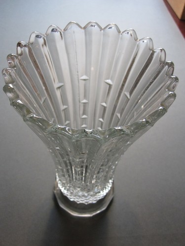 Ancien vase verre - vase, en