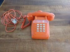 VINTAGE TELEPHONE SOCOTEL S63 ORANGE  A TOUCHES  Vintage 