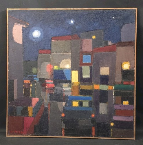 Tableau huile urbain - urbain, ville