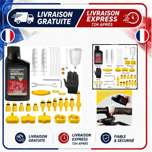 Kit purge freins vélo