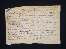 Paul VERLAINE - Lettre