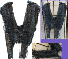 Ancien plastron de robe en