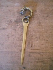 Coupe papier ancien bronze - papier,