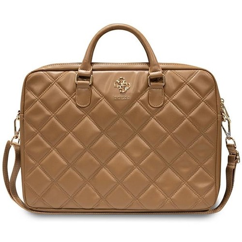 étui matelassé marron guess - marron,