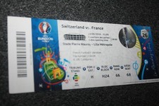 Ticket )) SUISSE SWITZERLAND V FRANCE a Lille * EURO 2016 FRANCE 