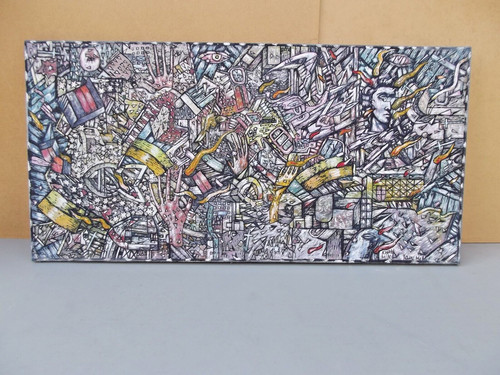 Ancien tableau street art - tableau, pop