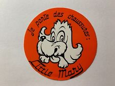STICKER CHAUSSURES LITTLE MARY - VINTAGE ORANGE
