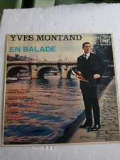 ANCIEN DISQUE 33 TOURS YVES MONTAND EN BALADE