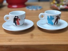 ILLY COLLECTION  2 Tasses à café / expresso  avec Soucoupe