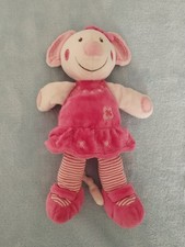 Doudou Peluche Souris Rose
