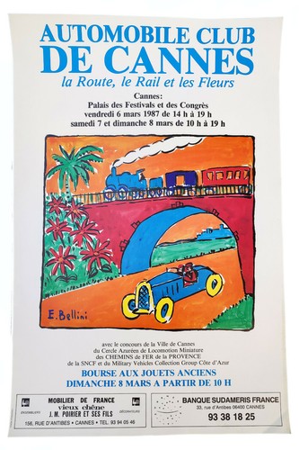 Affiche originale automobile - originale,