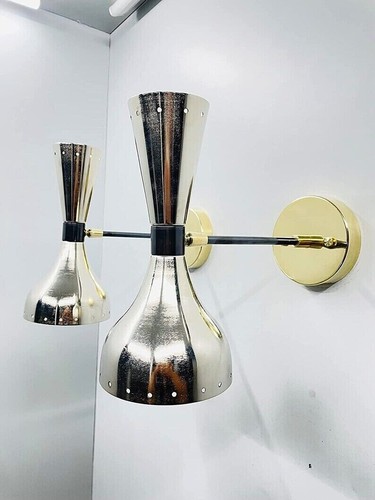 Plafonnier double cône - double,