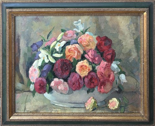 Original antique oil painting - original,