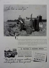 RARE PUBLICITE   tracteur