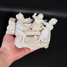 ?Statuette, figurine biscuit  "jeux d'enfants" en porcelaine Allemande
