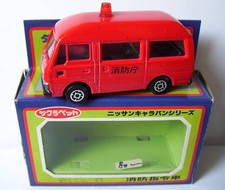 YONEZAWA KOMBI DIAPET NISSAN CARAVAN FIRE 119 POMPIERS