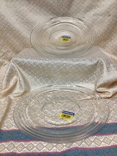 Duralex Deux Plats de Service en Verre Plateau  Made in France