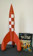 Fusée tintin 80cm objectif - 80cm,