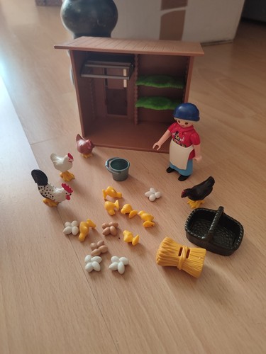Playmobil poulailler poule - , coq